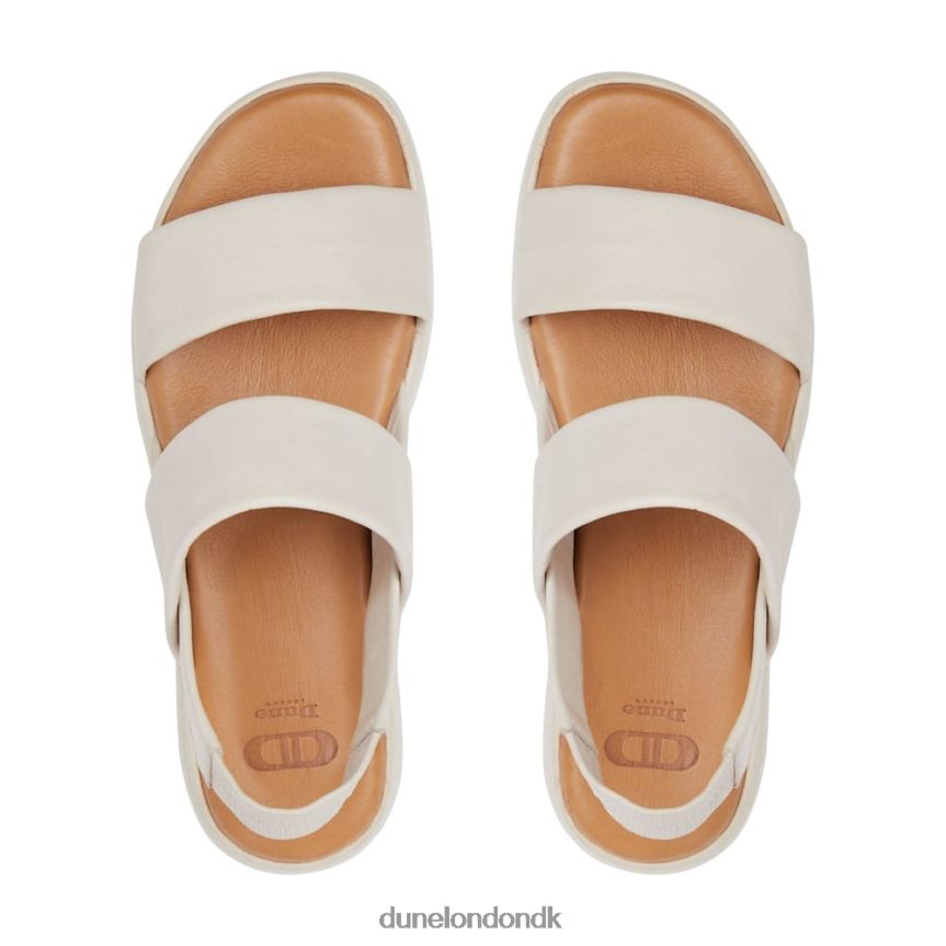 Beliggenhed polstrede flade sandaler Dune London Kvinder ecru NXB060438