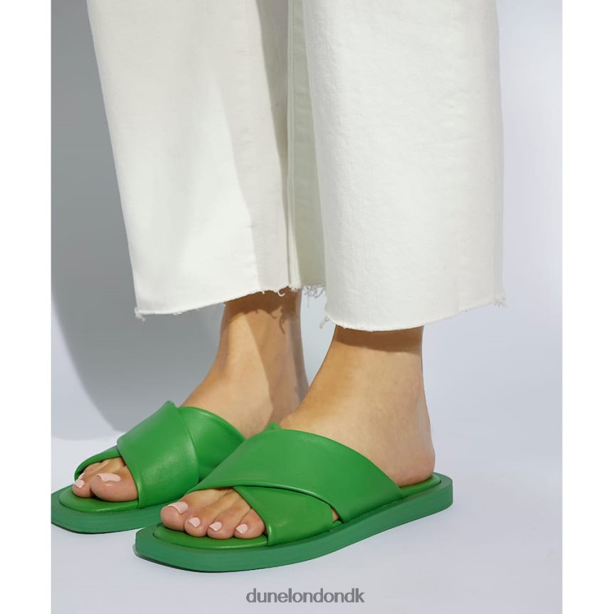 lakrids lædersandaler Dune London Kvinder grøn NXB060502