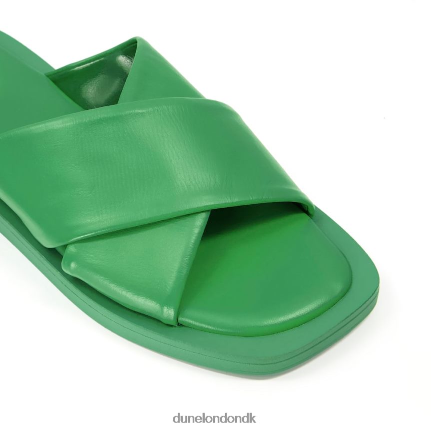 lakrids lædersandaler Dune London Kvinder grøn NXB060502