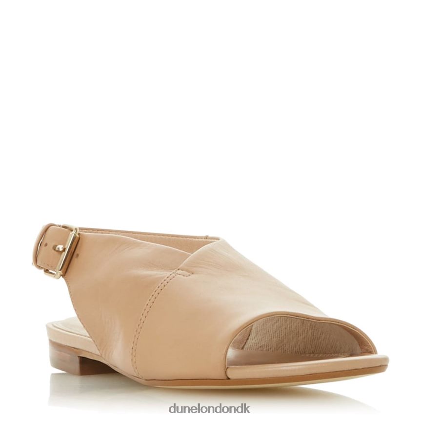 leannia læder peep toe sandaler Dune London Kvinder blond NXB060662