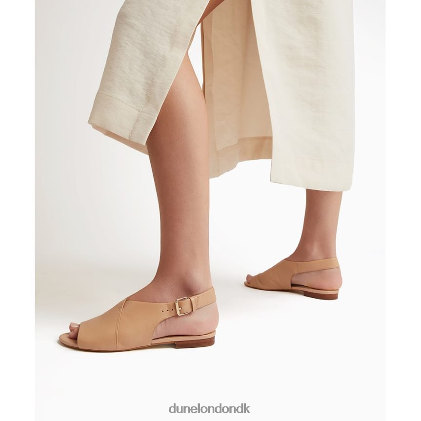 leannia læder peep toe sandaler Dune London Kvinder blond NXB060662