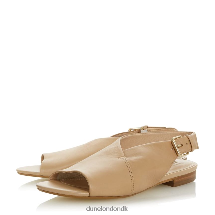 leannia læder peep toe sandaler Dune London Kvinder blond NXB060662