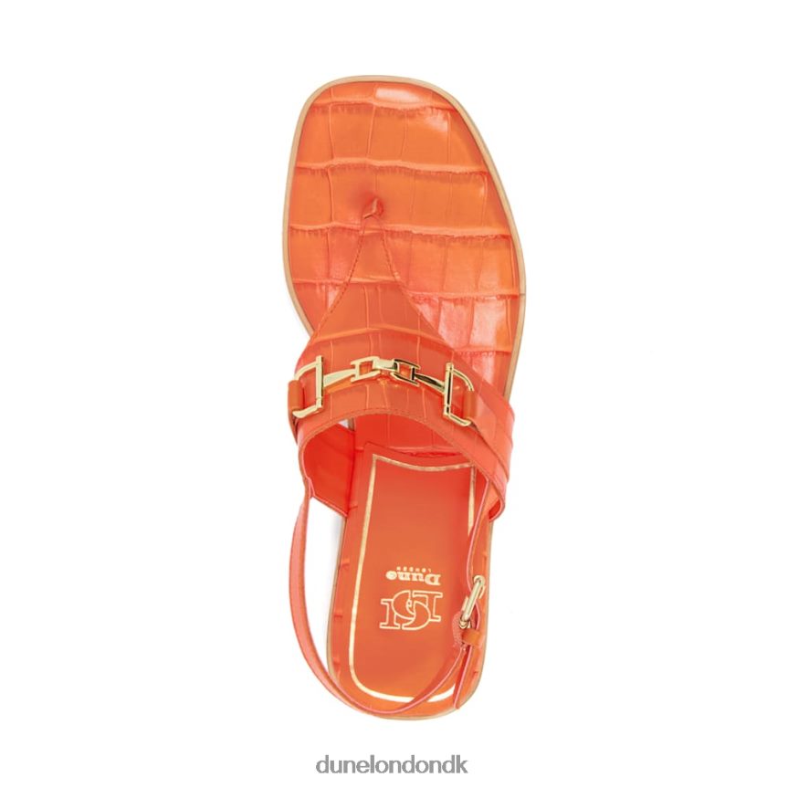 lexley afslappede sandaler med rem-rem Dune London Kvinder orange NXB060217