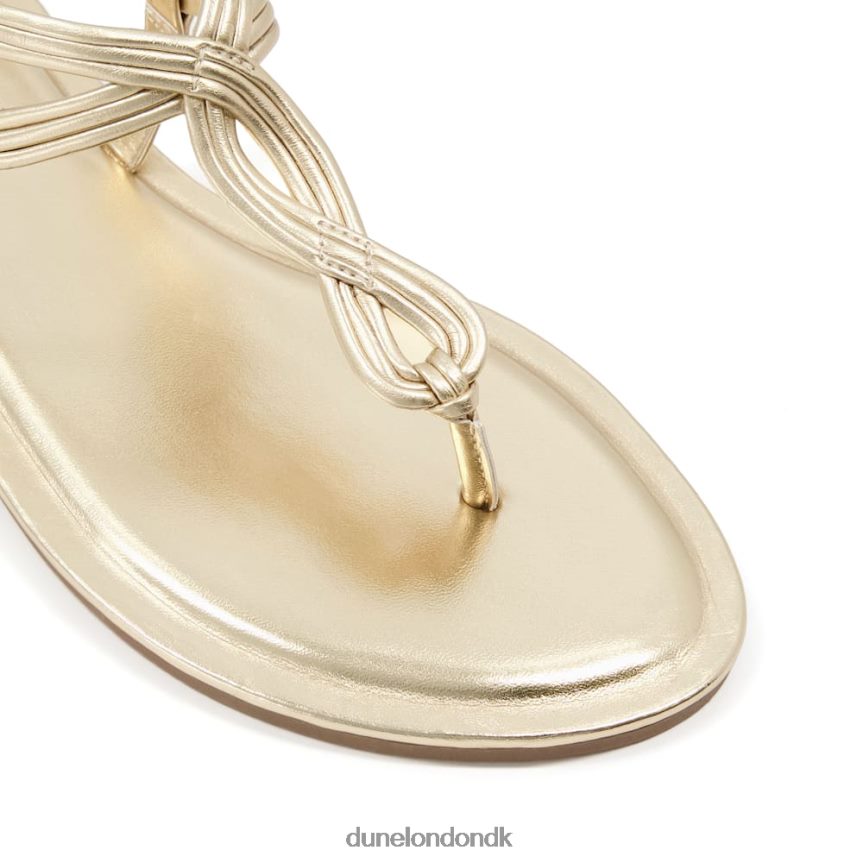 logik snoede tå-post sandaler Dune London Kvinder guld NXB060331