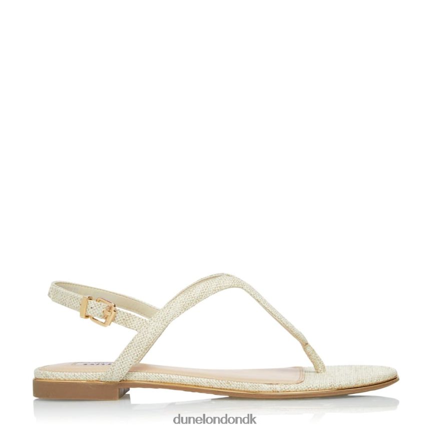 longley flade sandaler med vævet rem Dune London Kvinder naturlig NXB060674