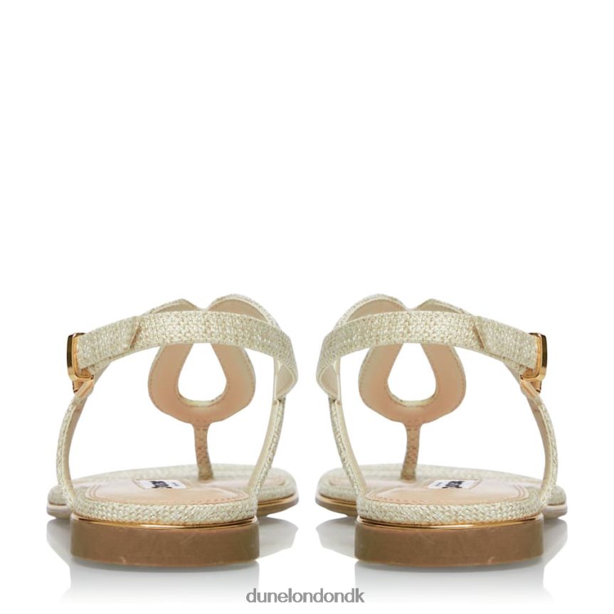 longley flade sandaler med vævet rem Dune London Kvinder naturlig NXB060674