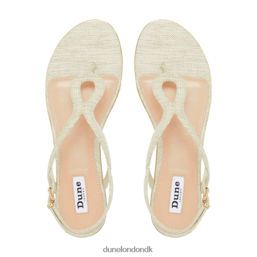 longley flade sandaler med vævet rem Dune London Kvinder naturlig NXB060674