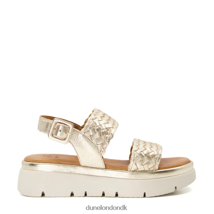 lorris flade sandaler Dune London Kvinder guld NXB060597