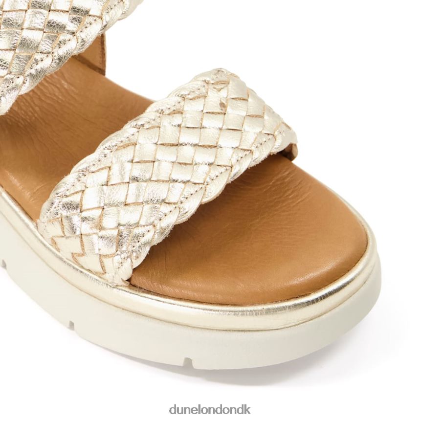 lorris flade sandaler Dune London Kvinder guld NXB060597