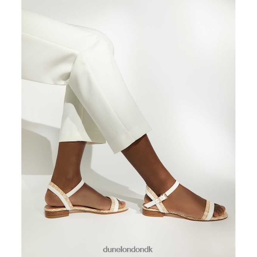 loyalitet lædersandaler Dune London Kvinder hvid NXB060131