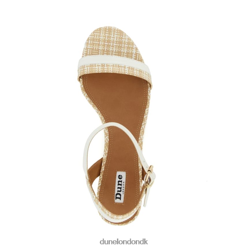 loyalitet lædersandaler Dune London Kvinder hvid NXB060131