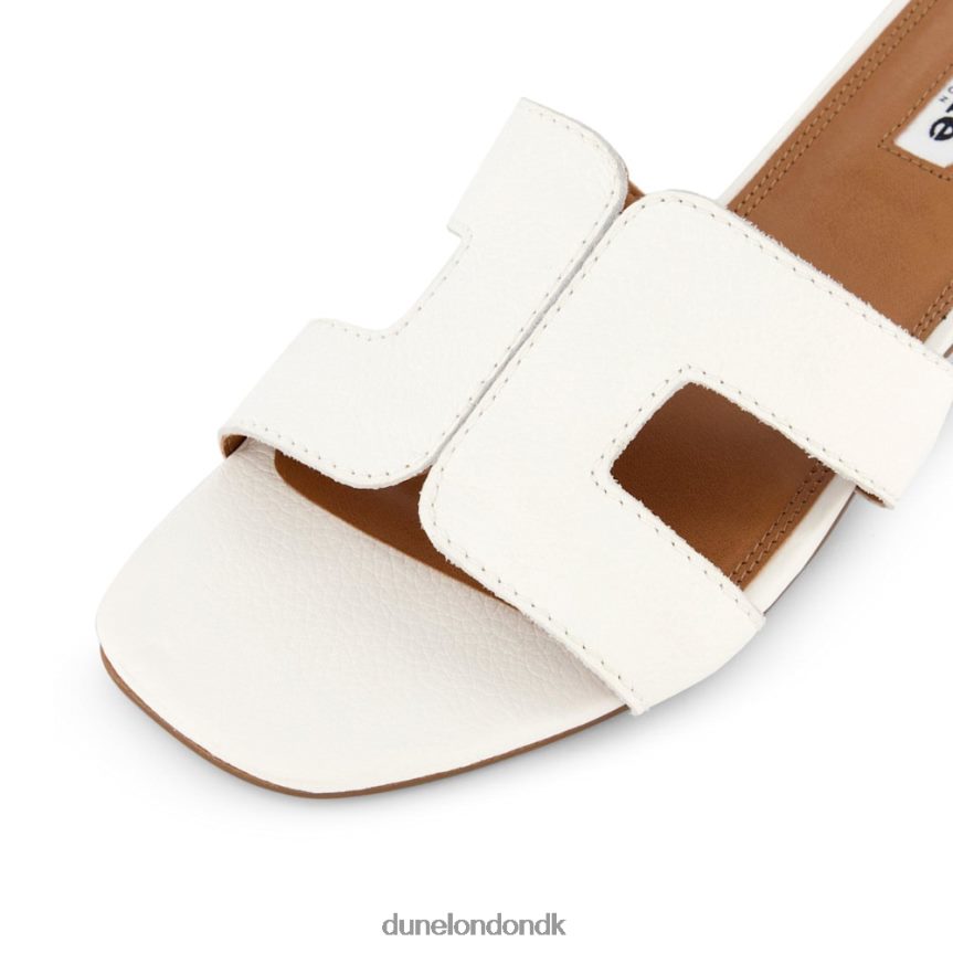 lupp smart slidersandaler med bred pasform Dune London Kvinder hvid NXB060418
