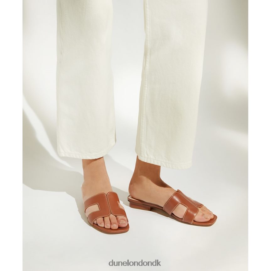 lupp smart slidersandaler med bred pasform Dune London Kvinder tan NXB060570