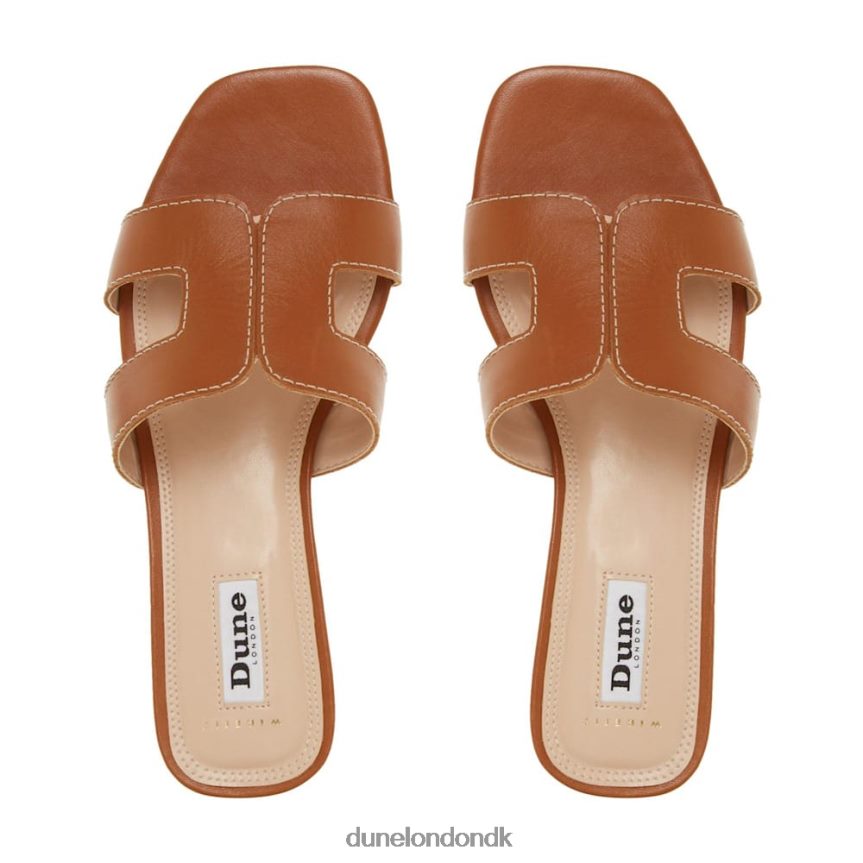 lupp smart slidersandaler med bred pasform Dune London Kvinder tan NXB060570