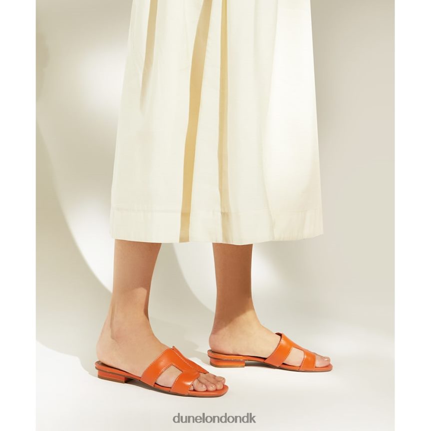 lupp smarte glidesandaler Dune London Kvinder orange NXB060425