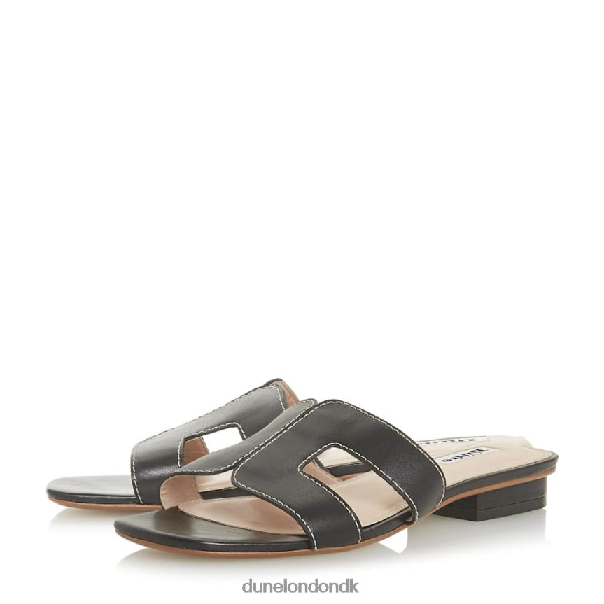 lupp smarte glidesandaler Dune London Kvinder sort NXB060632