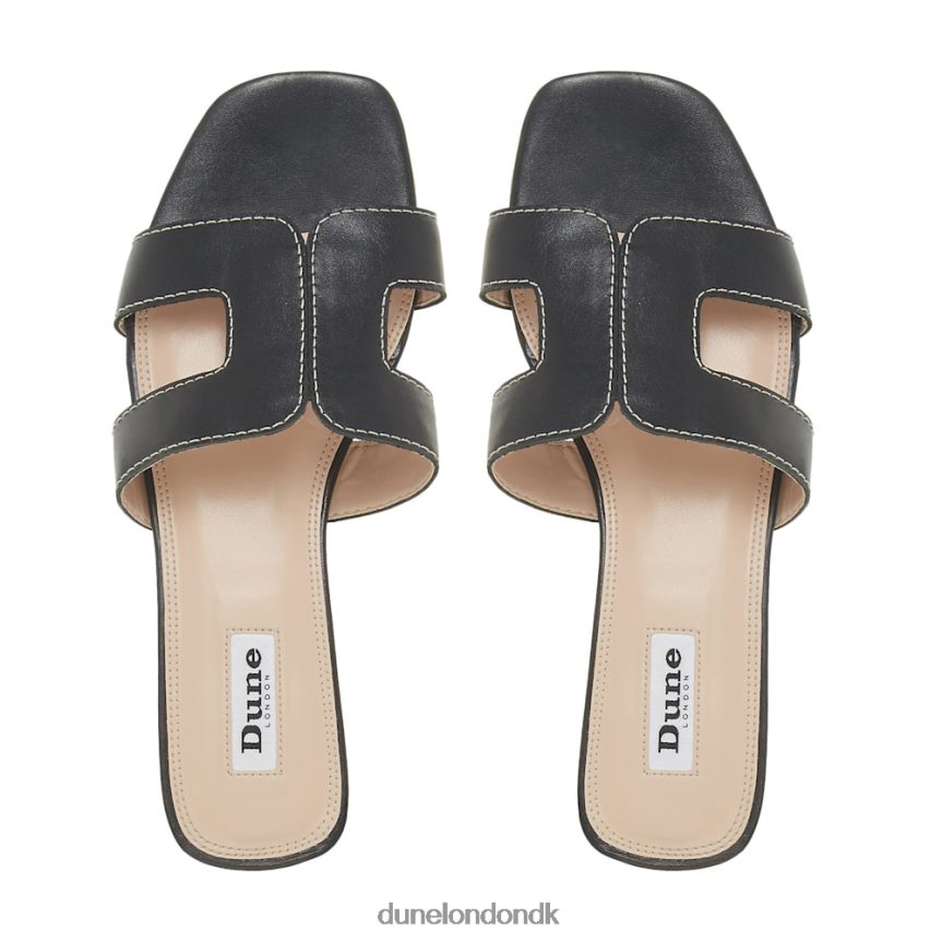 lupp smarte glidesandaler Dune London Kvinder sort NXB060632