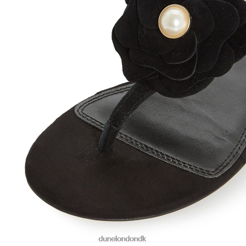 nelle sandaler med blomstertæppe Dune London Kvinder sort NXB060671