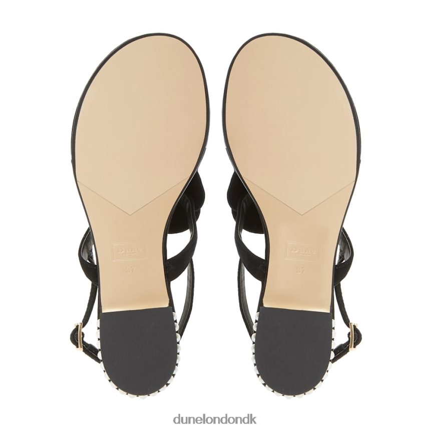 nelle sandaler med blomstertæppe Dune London Kvinder sort NXB060671