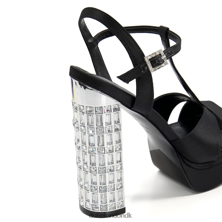 formere sig platformssandaler med juvelhæl Dune London Kvinder sort NXB060274