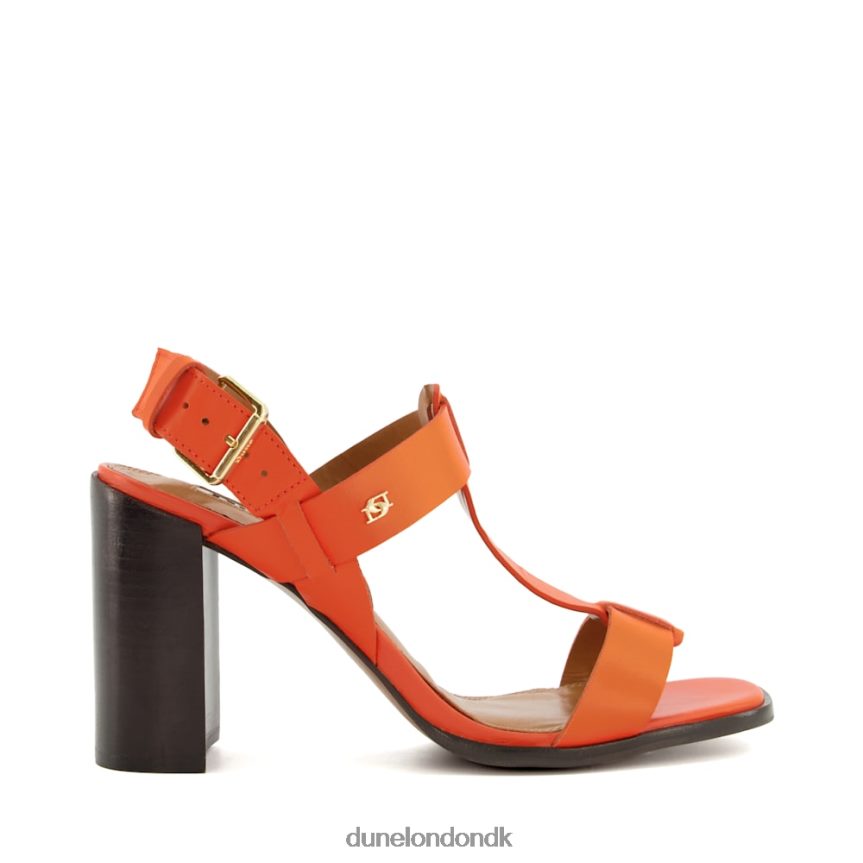 jacie slingback sandaler med blokhæl Dune London Kvinder orange NXB0604