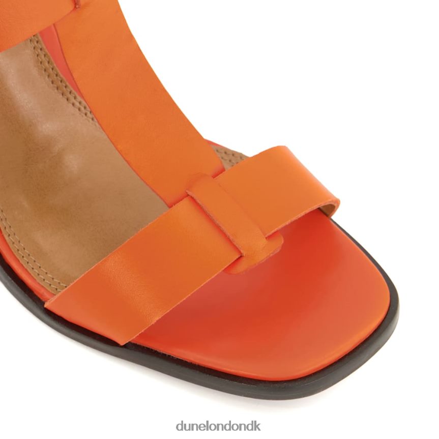jacie slingback sandaler med blokhæl Dune London Kvinder orange NXB0604