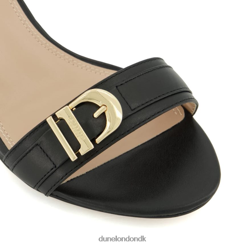 jessie bred pasform mærkesandaler med hæl med spænde Dune London Kvinder sort NXB060196