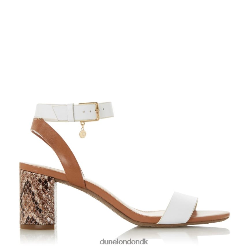 juvel sandaler med blokhæl Dune London Kvinder hvid NXB060661