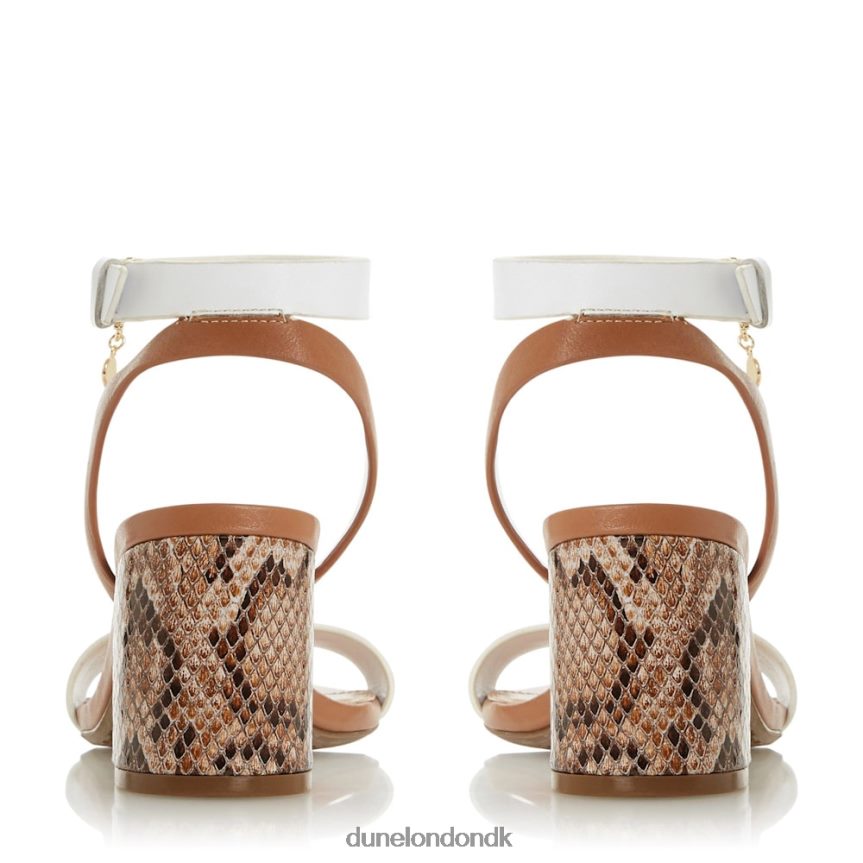 juvel sandaler med blokhæl Dune London Kvinder hvid NXB060661