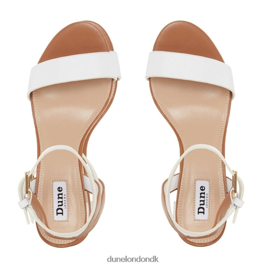 juvel sandaler med blokhæl Dune London Kvinder hvid NXB060661