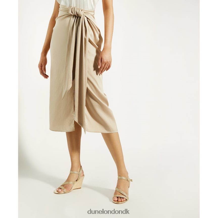 kaia vævede sandaler med stropper Dune London Kvinder guld NXB060464