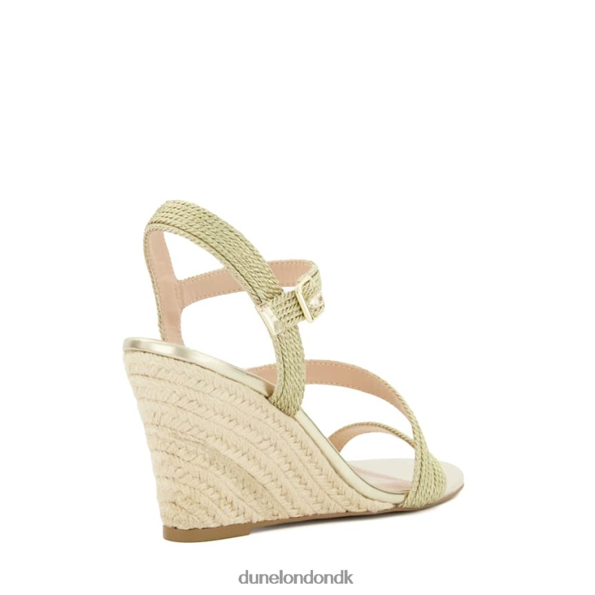 kaia vævede sandaler med stropper Dune London Kvinder guld NXB060464