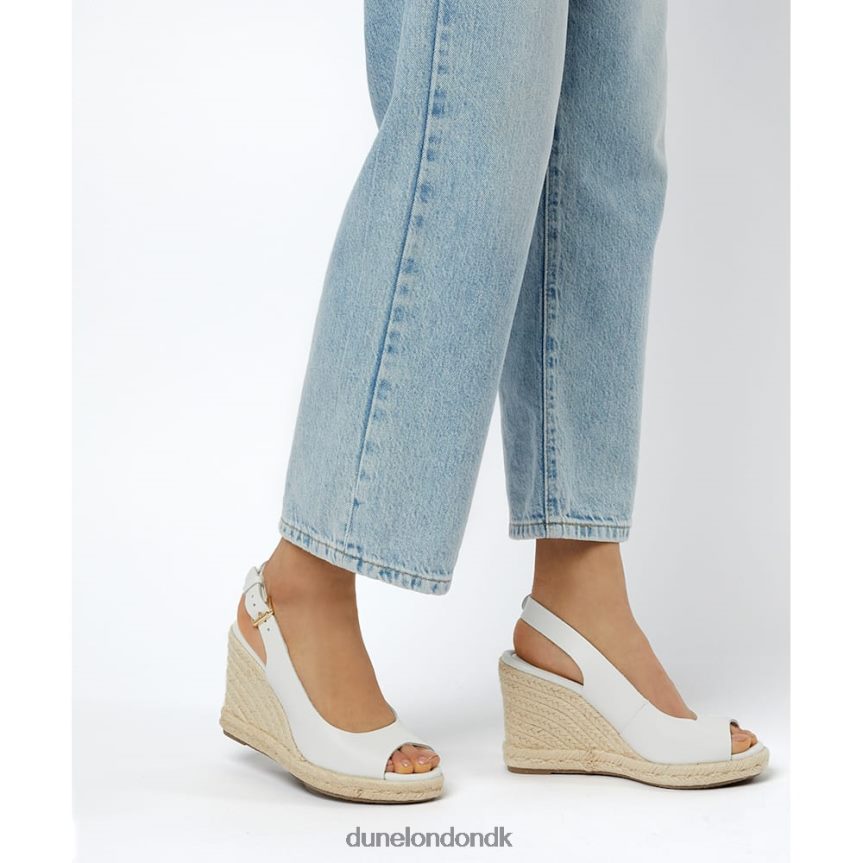 kimmy peep-toe kiler Dune London Kvinder hvid NXB060601