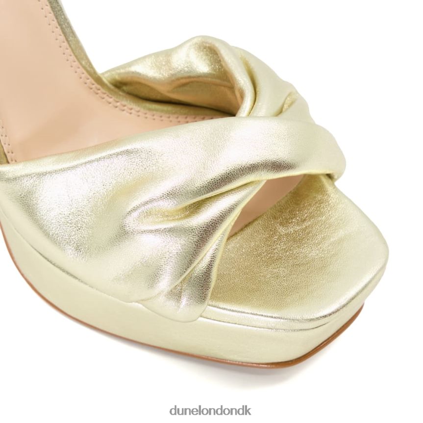 malini fold-strop platformssandaler Dune London Kvinder champagne NXB060631