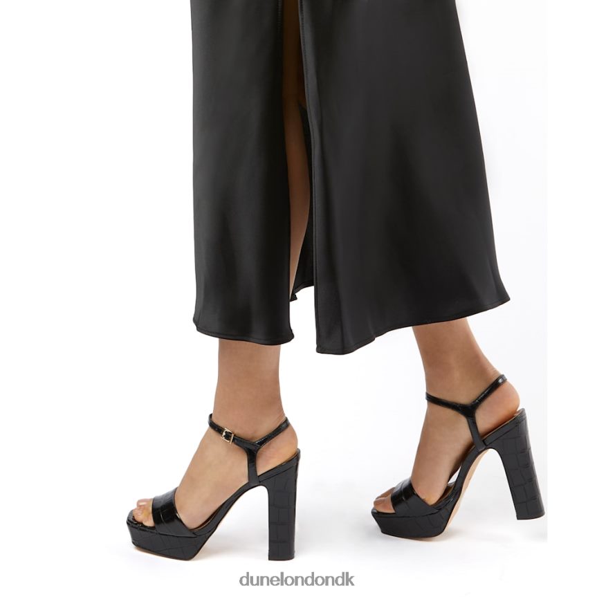 match sandaler med rem med platformshæl Dune London Kvinder sort NXB060504