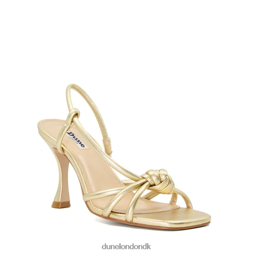 mavelle slingback sandaler med knudedetaljer Dune London Kvinder champagne NXB060588