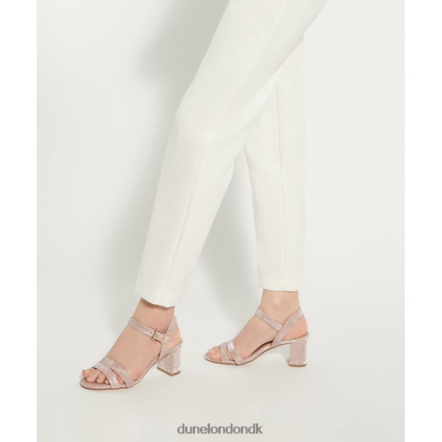 merisa sandaler med blokhæl Dune London Kvinder rosa guld NXB060531