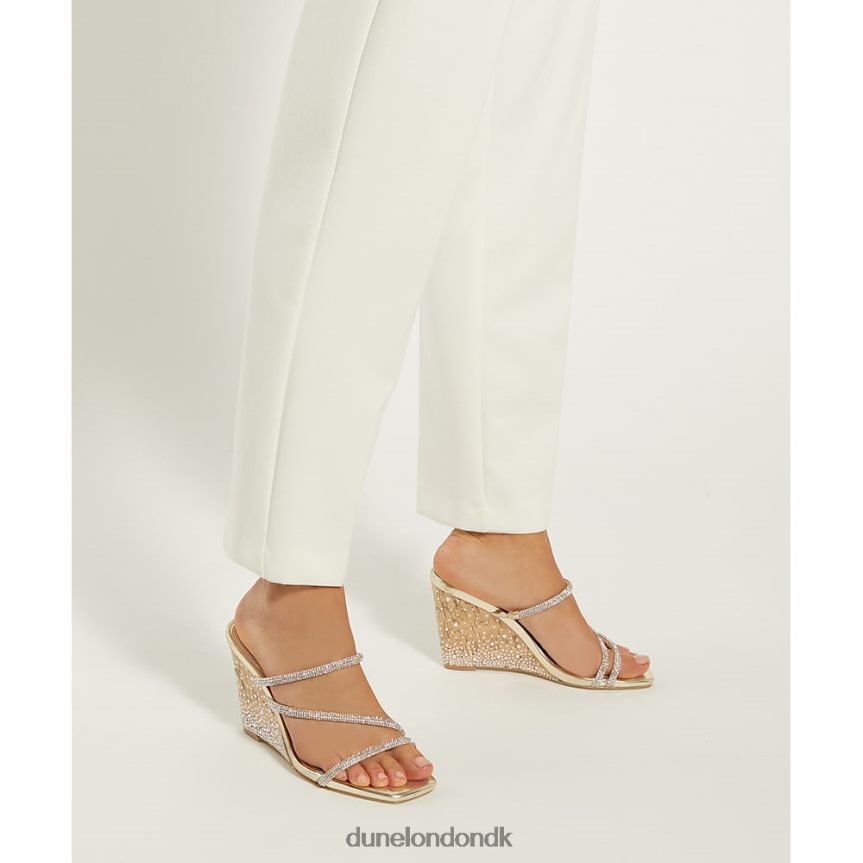 miri sandaler i diamantkork Dune London Kvinder guld NXB06049