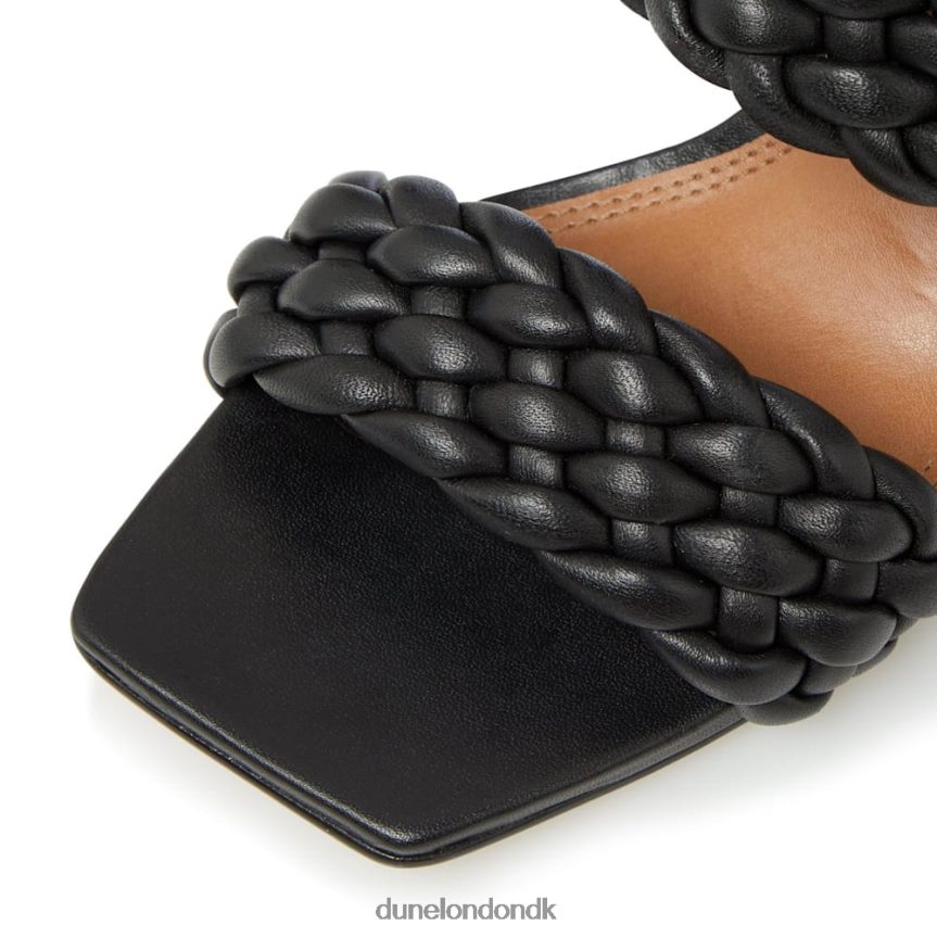 moritz polstrede, vævede stropper Dune London Kvinder sort NXB060649