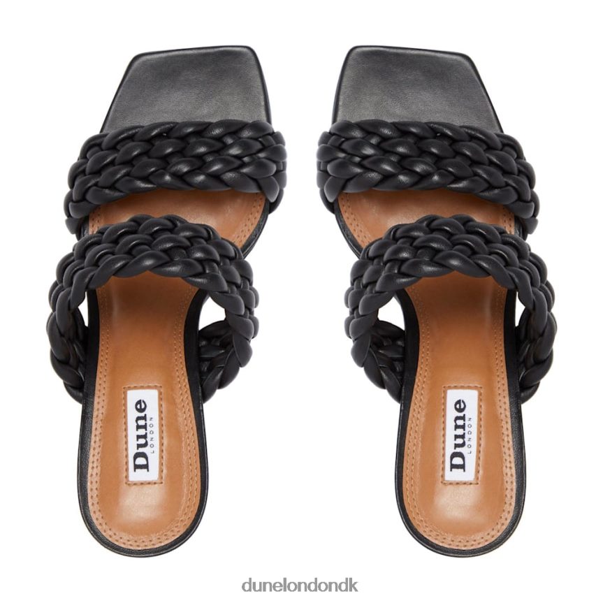 moritz polstrede, vævede stropper Dune London Kvinder sort NXB060649