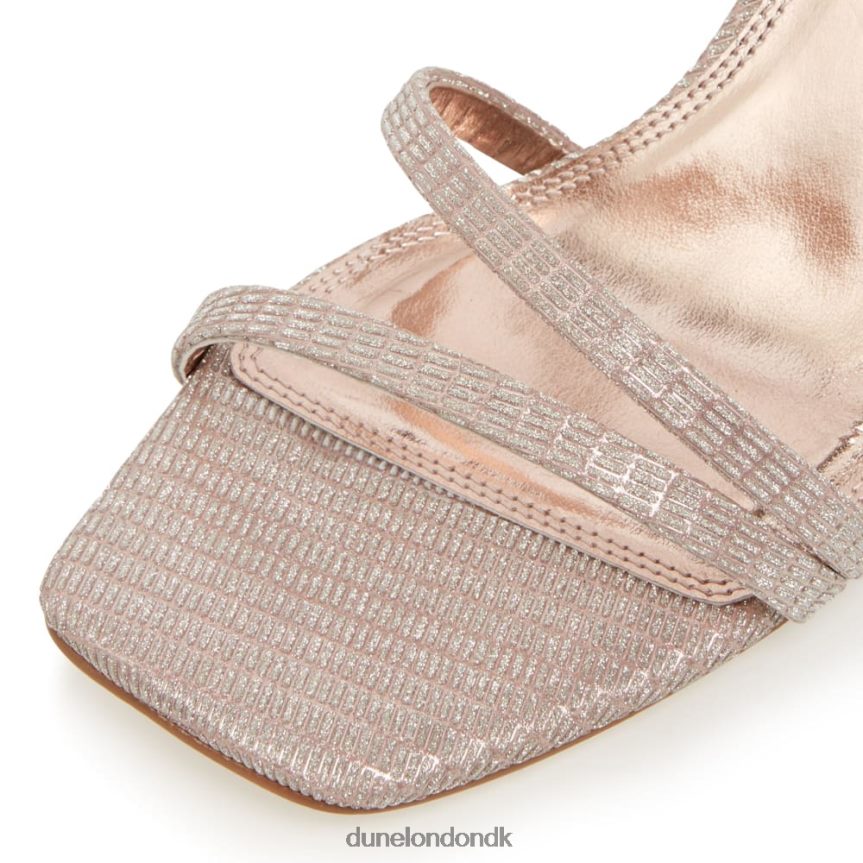 musikalsk sandaler med stropper i metalliske hæle Dune London Kvinder metallisk NXB060542