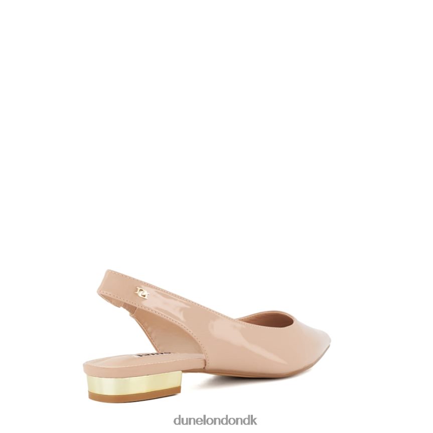 caramello slingback ballet pumps Dune London Kvinder rødme NXB060335
