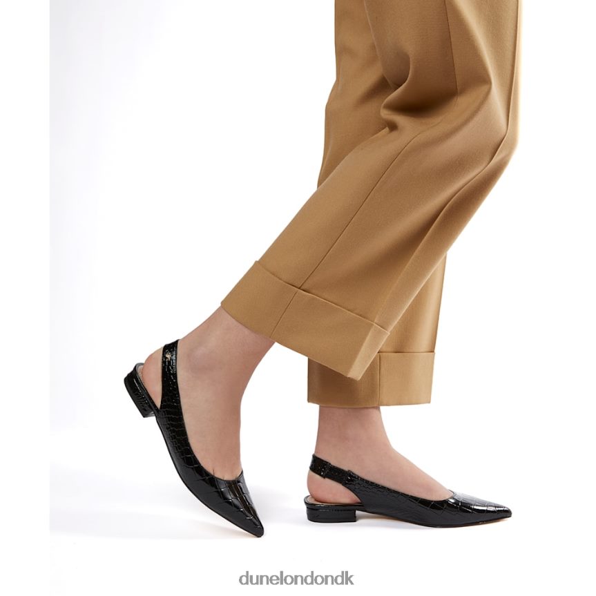 caramello slingback ballet pumps Dune London Kvinder sort NXB060505