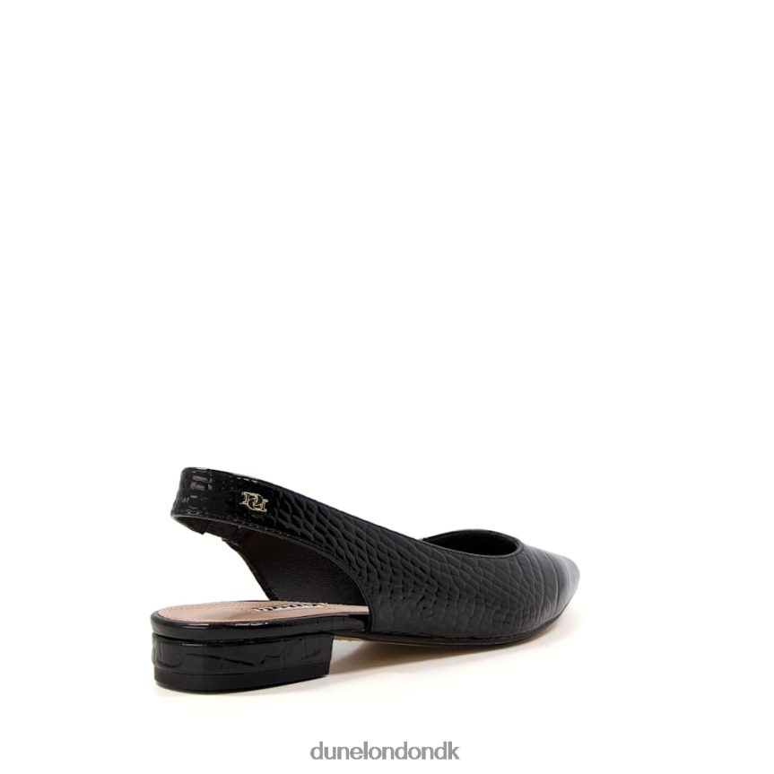 caramello slingback ballet pumps Dune London Kvinder sort NXB060505