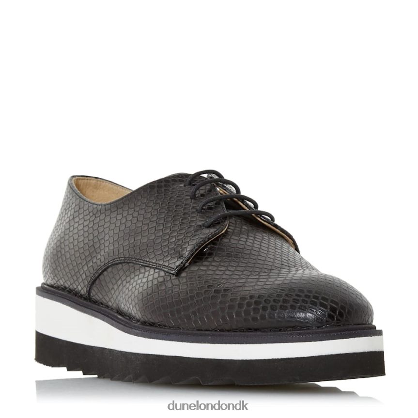 farylaa platformssko med snøre Dune London Kvinder sort NXB060667