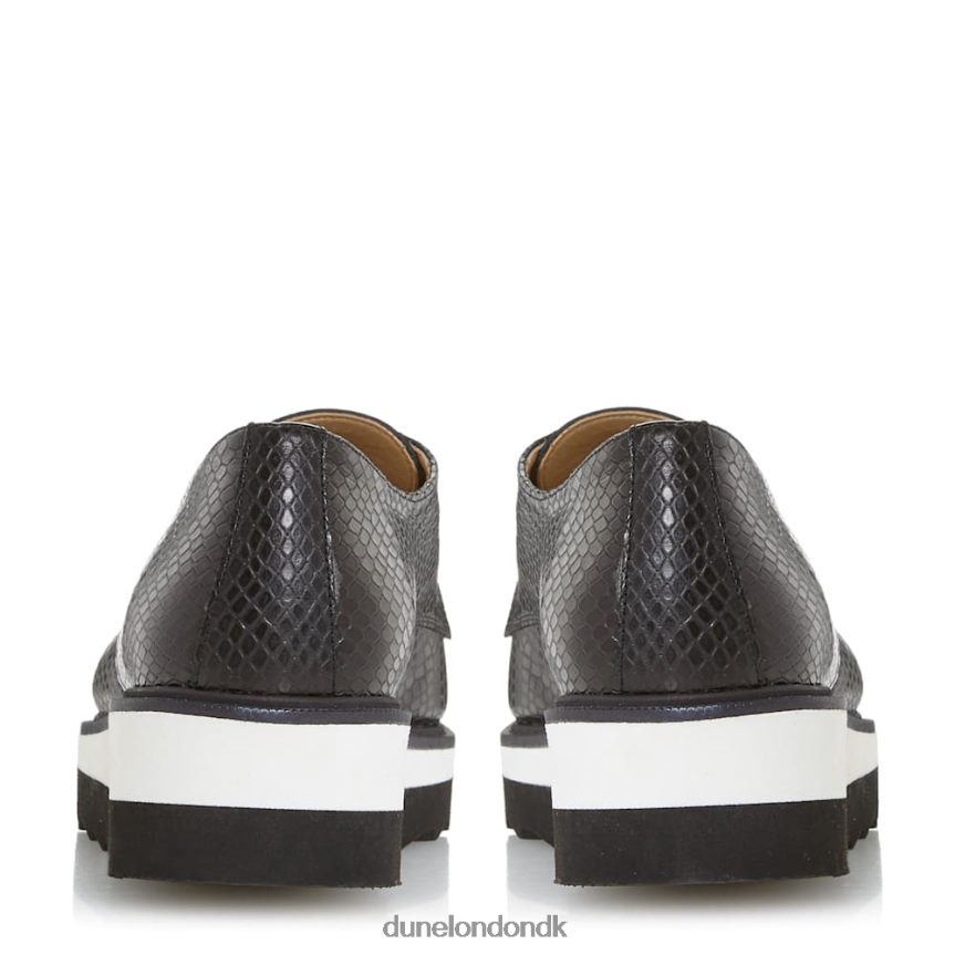 farylaa platformssko med snøre Dune London Kvinder sort NXB060667