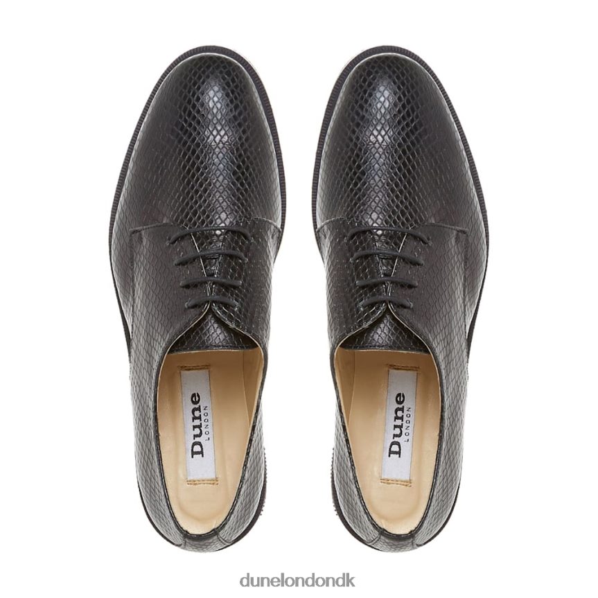 farylaa platformssko med snøre Dune London Kvinder sort NXB060667