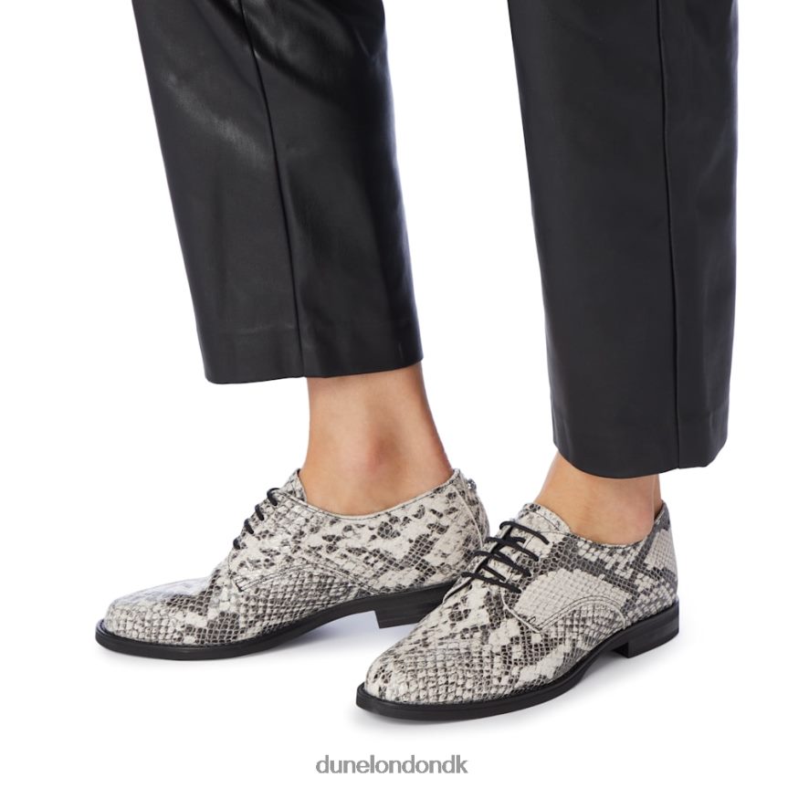 flaura lædersko med snøre Dune London Kvinder naturlig NXB060536