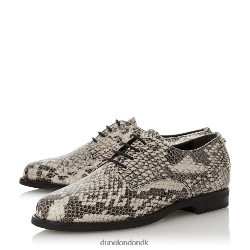 flaura lædersko med snøre Dune London Kvinder naturlig NXB060536