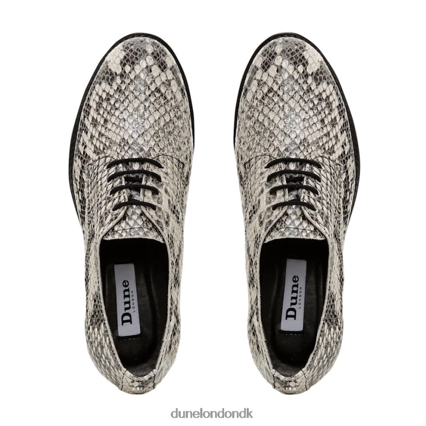 flaura lædersko med snøre Dune London Kvinder naturlig NXB060536